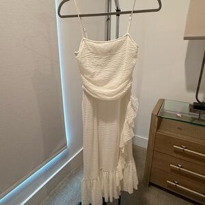 NBD White Textured Dress